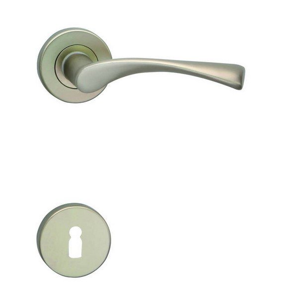 Kování rozetové GIUSSY-R klika/klika klíč nerezový elox F9 - Kliky, okenní a dveřní kování, panty Kování dveřní Kování dveřní mezip. hliník, bez PÚ